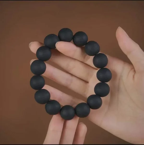 Ambergris Bead Bracelet - Natural Fragrance Bracelet - Enhance relaxation - 图片 2