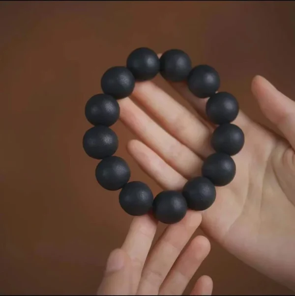 Ambergris Bead Bracelet - Natural Fragrance Bracelet - Enhance relaxation - 图片 6