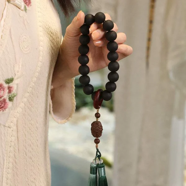 Ambergris Bead Bracelet - Natural Fragrance Bracelet - Enhance relaxation - 图片 7