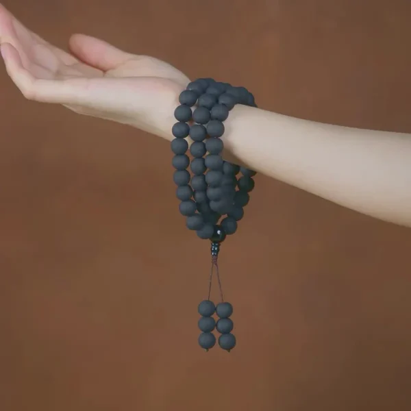 Ambergris Bead Bracelet - Natural Fragrance Bracelet - Enhance relaxation - 图片 10