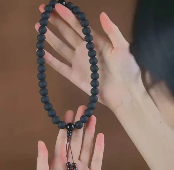 Ambergris Bead Bracelet - Natural Fragrance Bracelet - Enhance relaxation - 图片 4