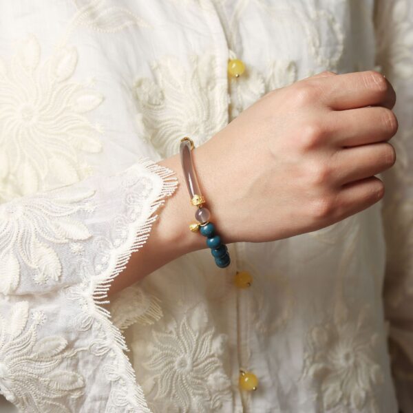 Spiral Beads Bracelet – Chinese Medicine Herbal Aromatherapy Jewelry - 图片 5