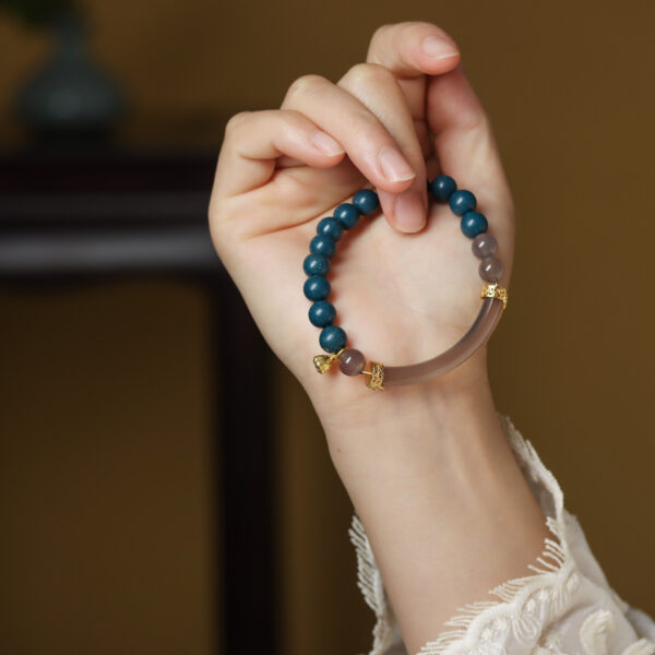 Spiral Beads Bracelet – Chinese Medicine Herbal Aromatherapy Jewelry - 图片 4
