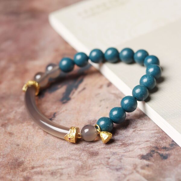 Spiral Beads Bracelet – Chinese Medicine Herbal Aromatherapy Jewelry - 图片 2