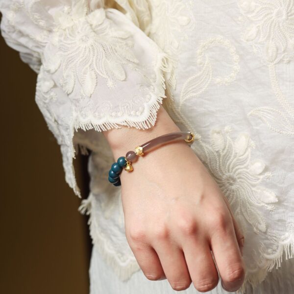 Spiral Beads Bracelet – Chinese Medicine Herbal Aromatherapy Jewelry - 图片 6